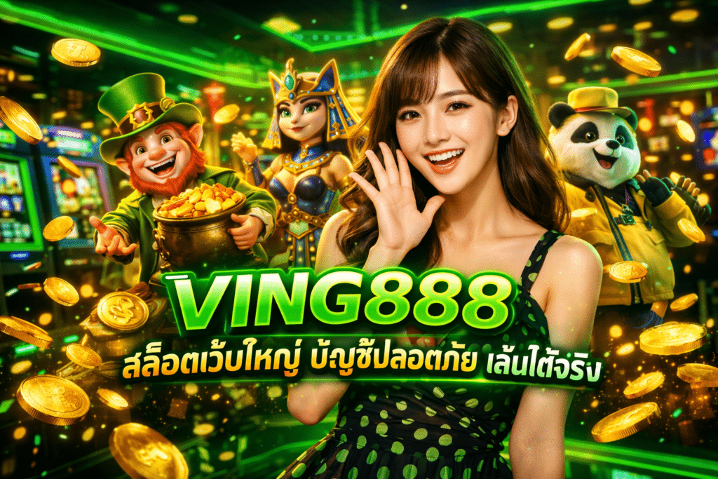 VING888 สล็อตเว็บใหญ่ บัญชีปลอดภัย เล่นได้จริง