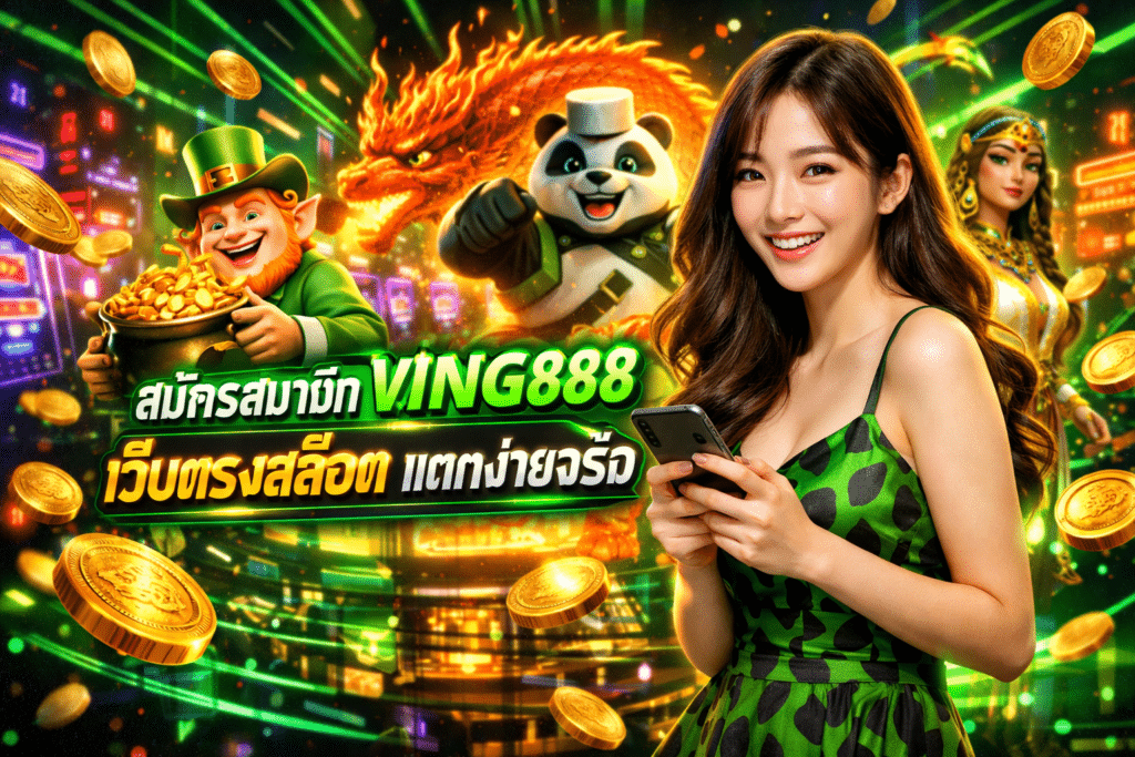 สมัครสมาชิก VING888 เว็บตรงสล็อต แตกง่ายจริง