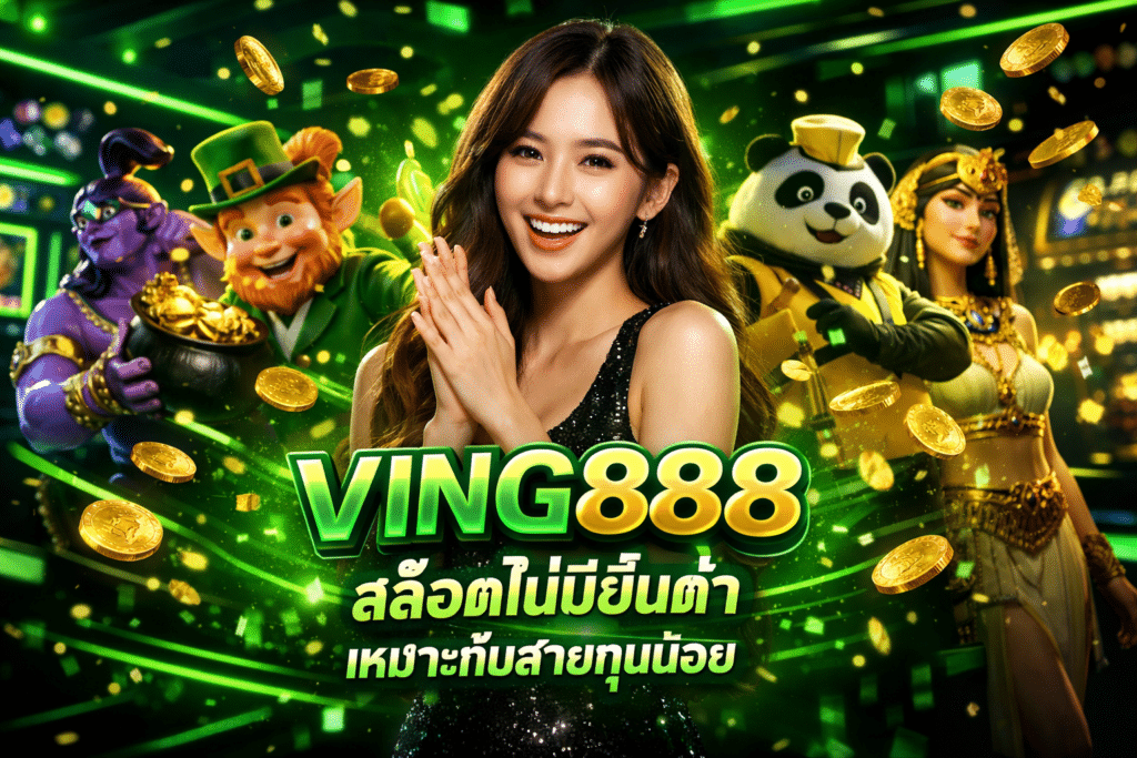 VING888 สล็อตไม่มีขั้นต่ำ เหมาะกับสายทุนน้อย